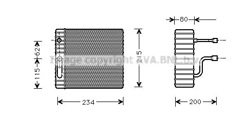 AVA QUALITY COOLING Höyrystin, ilmastointilaite FDV089